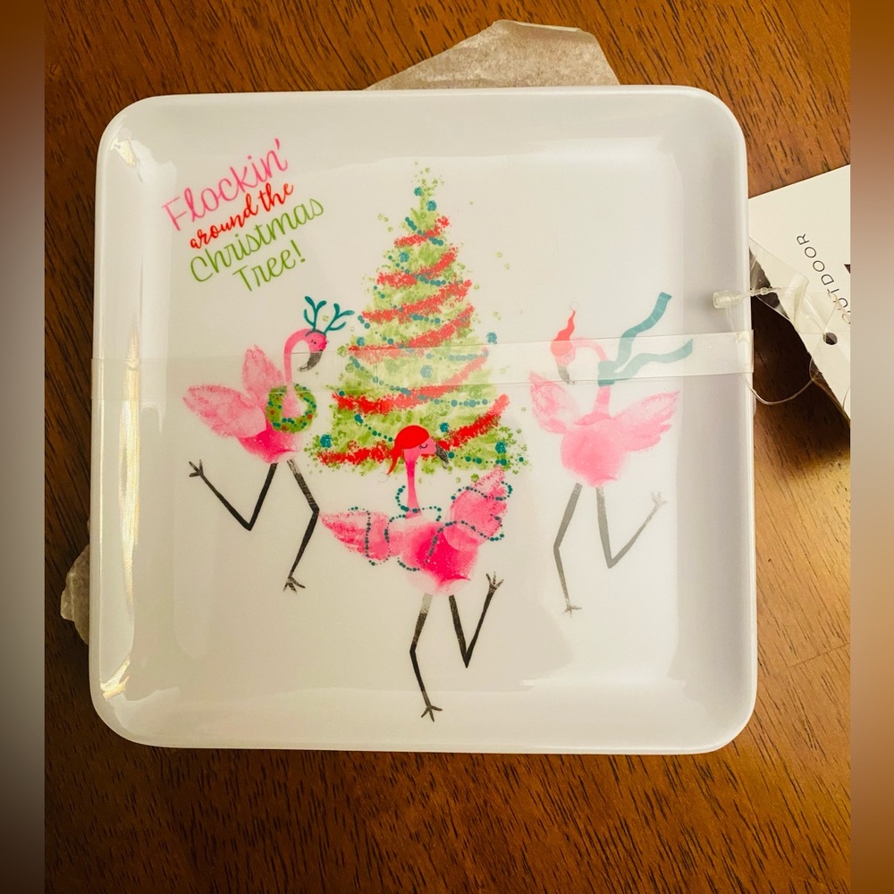 Christmas / Flamingo 🦩 Melamine App Plates